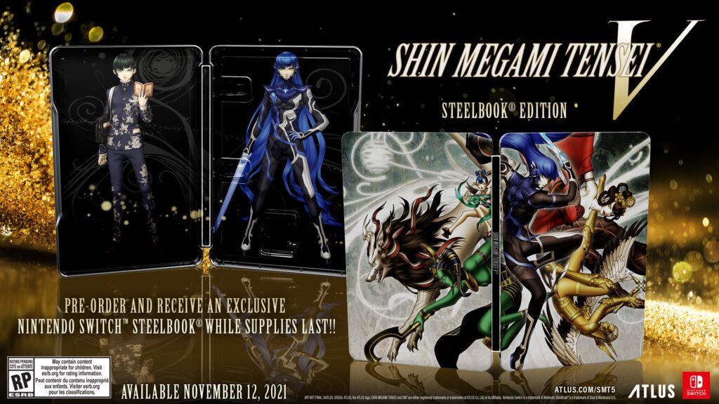 Shin Megami Tensei V Fall of Man and Steelbook Edition announced - Steelbook Edition