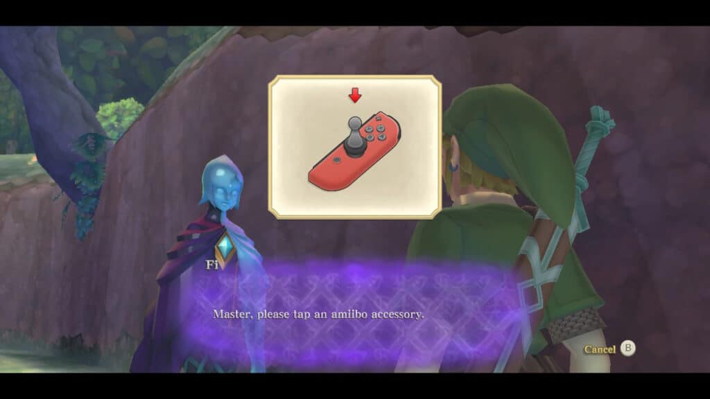 How to use the Zelda & Loftwing Amiibo in Skyward Sword HD - Screenshot 03