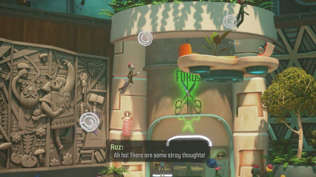 Where to Use the Thought Tuner in Psychonauts 2 - Artrium