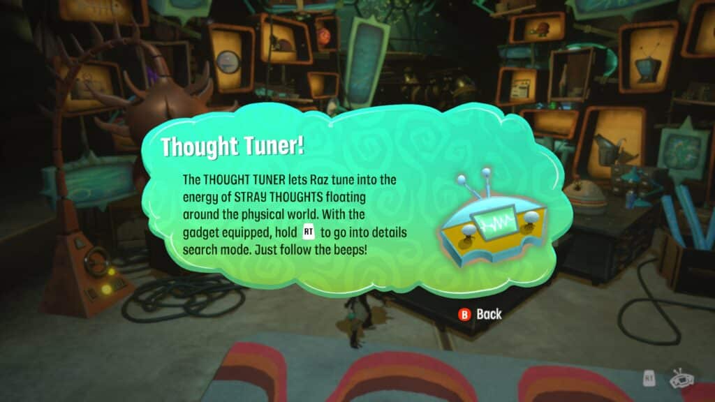 Where to Use the Thought Tuner in Psychonauts 2 - Screenshot 01