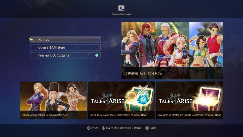 Tales of Arise Guide - How to claim your Deluxe or Ultimate Edition DLCs - Screenshot 02