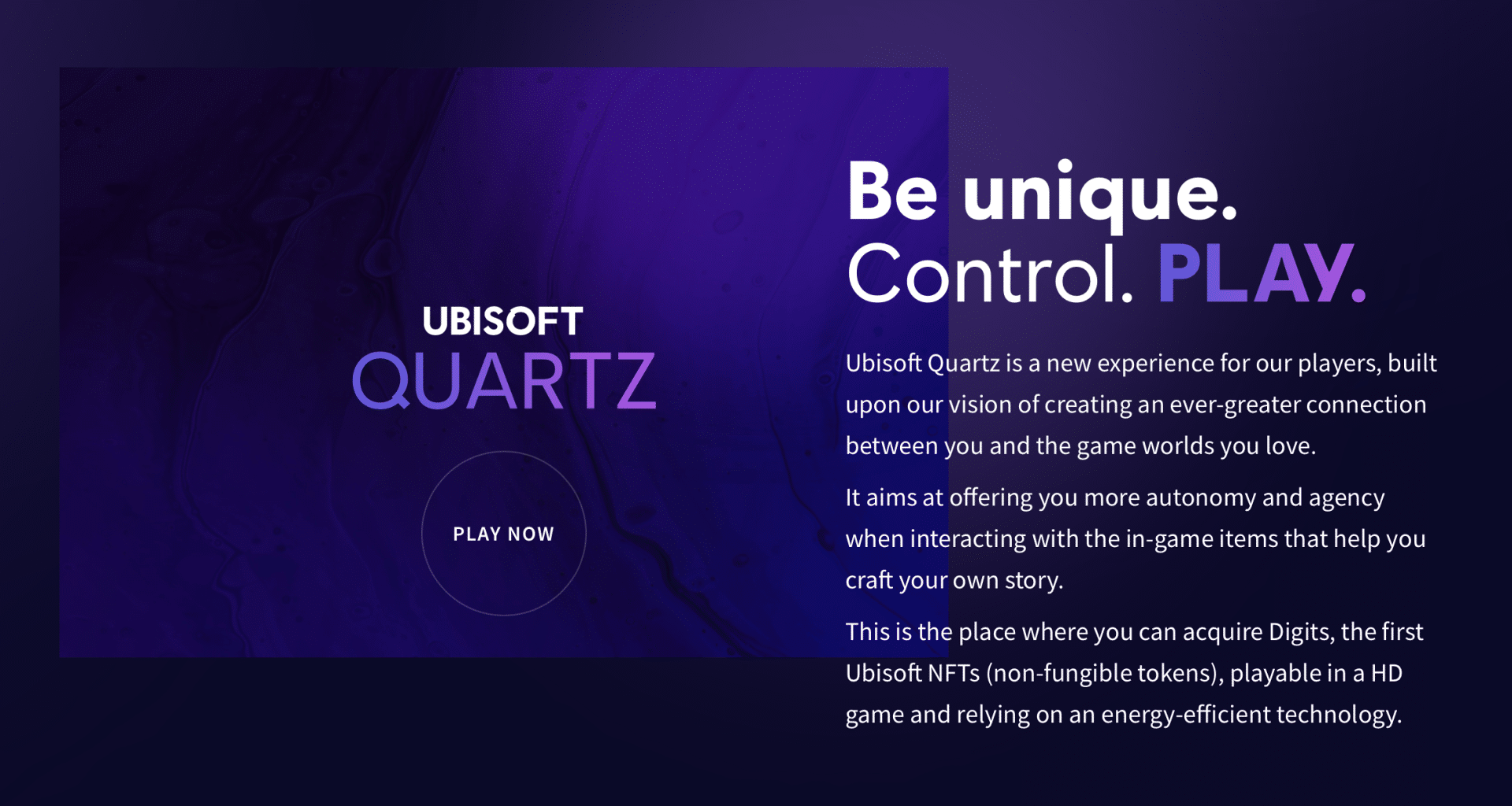 Ubisoft Responds to Criticism of their NFT Platform Quartz