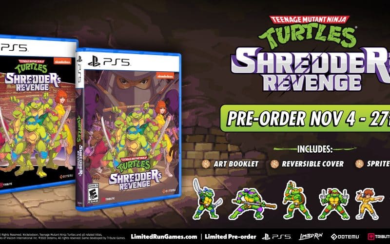 Teenage Mutant Ninja Turtles: Shredder's Revenge Releases for PlayStation on November 15 1