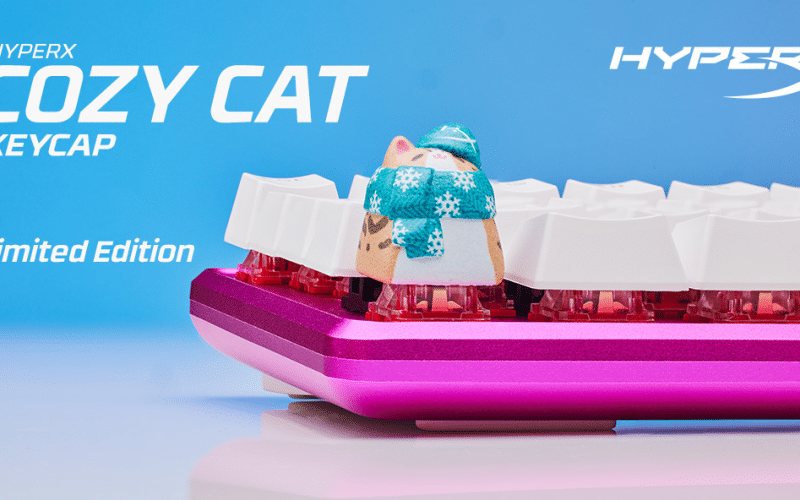 HyperX Announces Coco the Cozy Cat Collectible Keycap as Their First HX3D Product 1