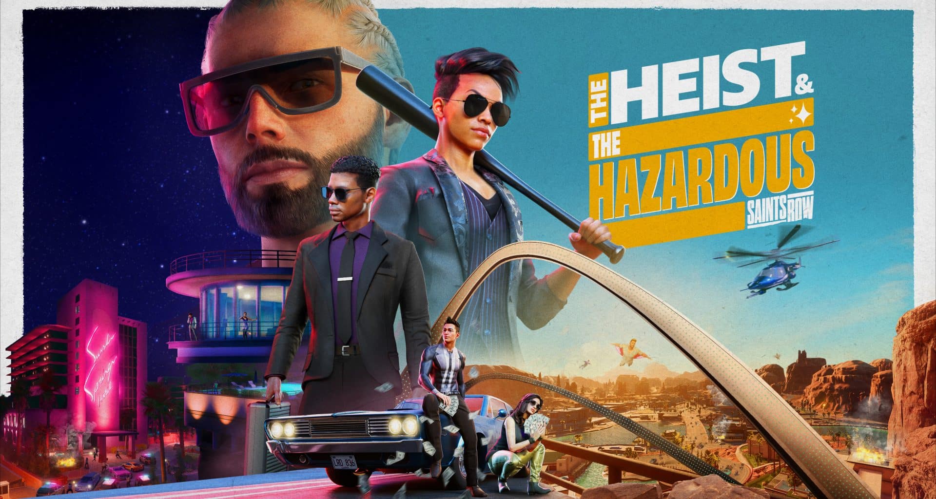 Saints Row The Heist and The Hazardous Expansion Releases May 9