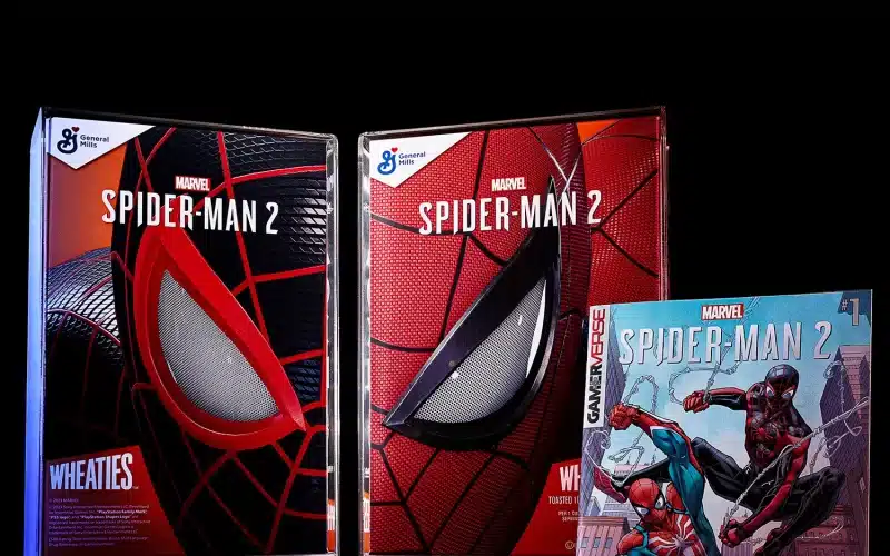 Special Marvel's Spider-Man 2 Wheaties Boxes Also Include a PlayStation Stars Collectible 34534