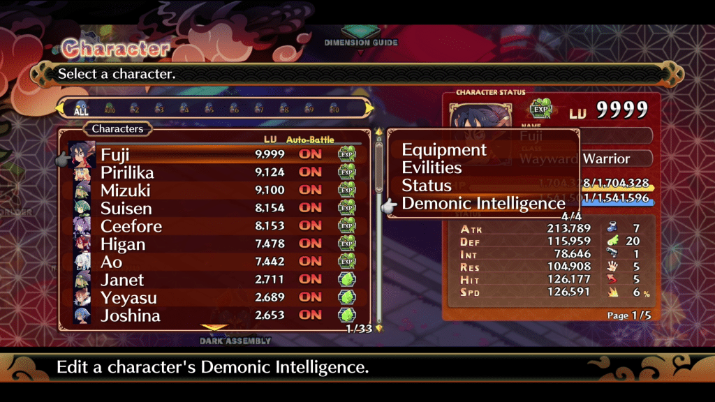 How Demonic Intelligence Works in Disgaea 7: Vows of the Virtueless 3453