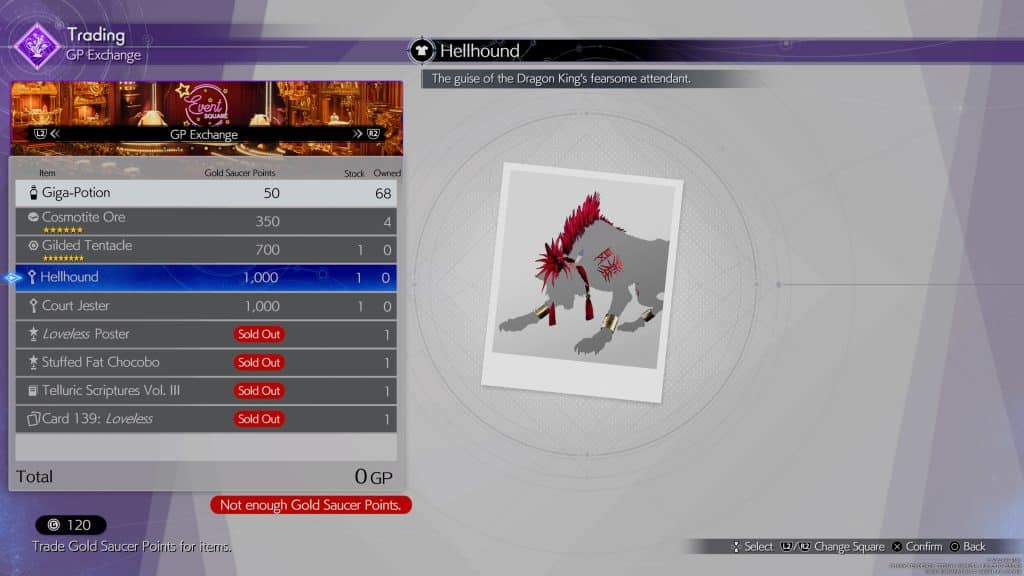 Red XIII - Loveless Outfit
