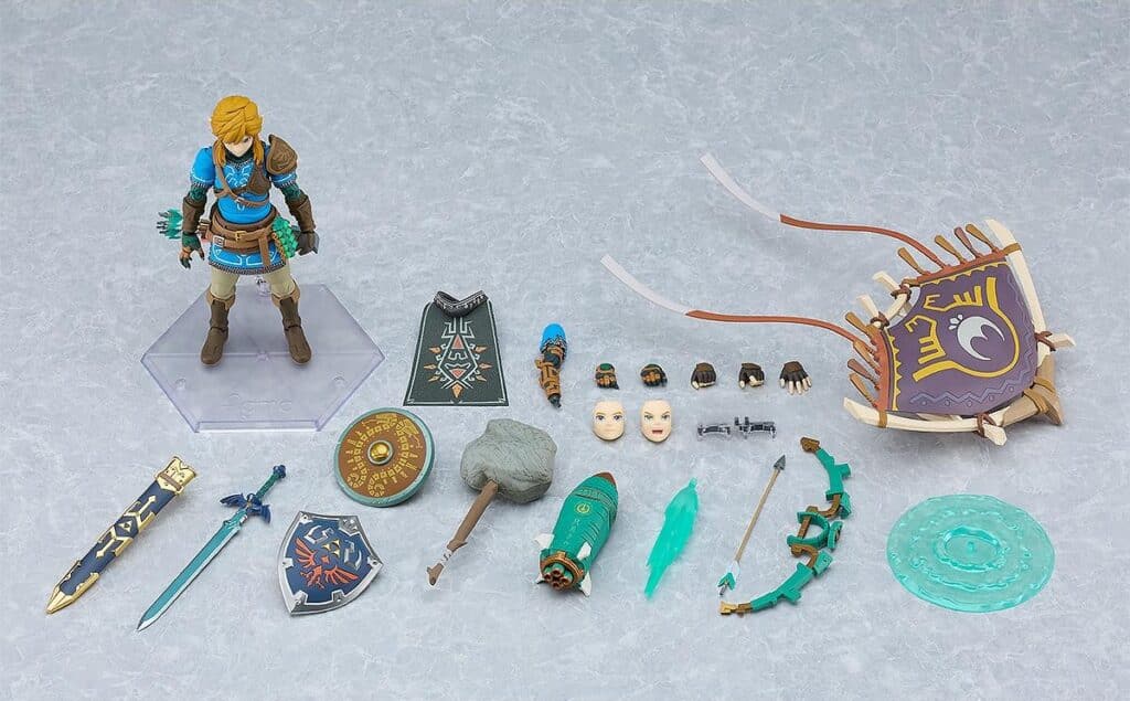 Link Tears of the Kingdom Figma Has a Lot of Accessories for $116 3454