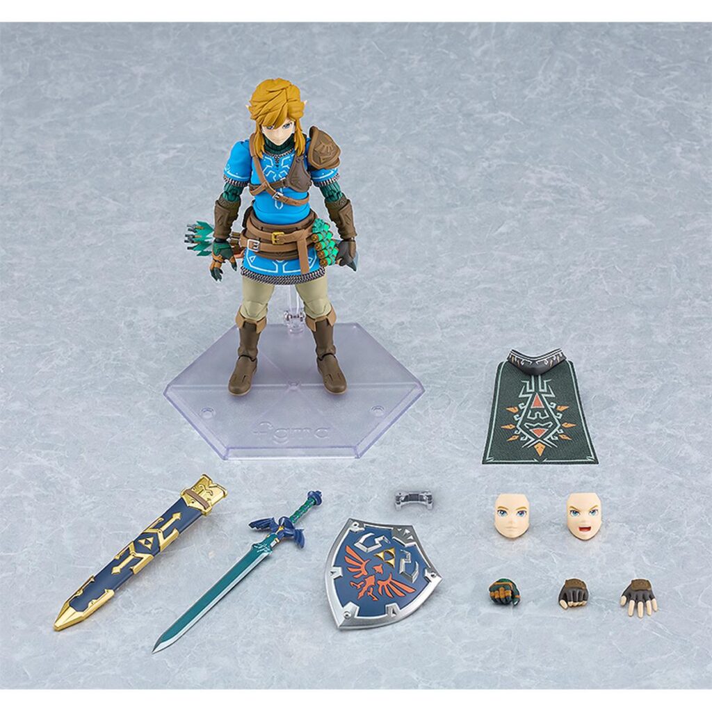 Link Tears of the Kingdom Figma Has a Lot of Accessories for $116