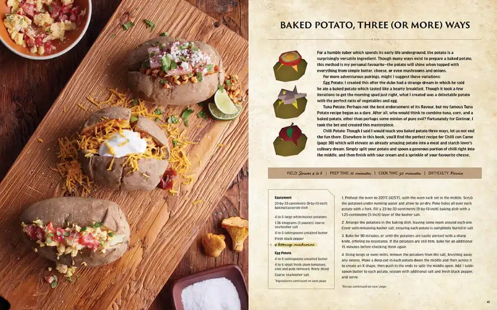 Celebrate Your Love of RuneScape with an Official Cookbook 3453