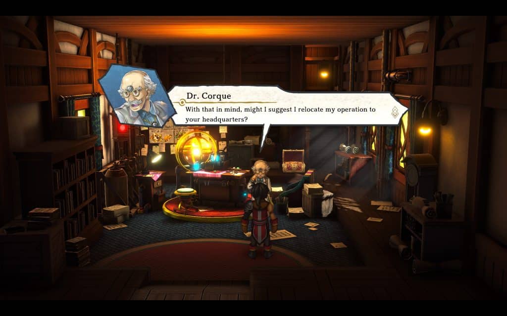 How to recruit Reid in Eiyuden Chronicle: Hundred Heroes - Return to Dr. Corque's House