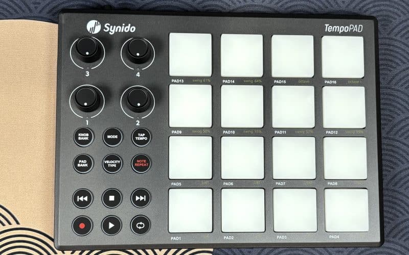 Synido TempoPad P16 Review - Colorful and Portable MIDI 34534