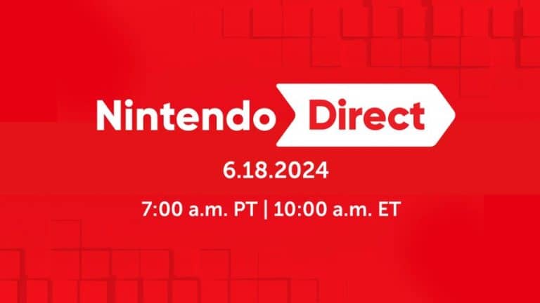 Nintendo Direct Scheduled for June 18th