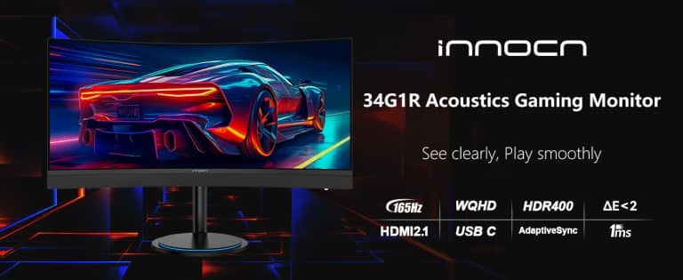 Save $150 on INNOCN 34G1R Monitor 34534