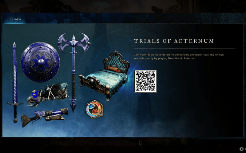 How to Unlock the Trials of Aeternum Rewards in New World: Aeternum 3453