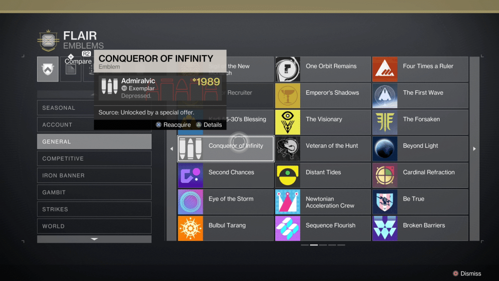 Bungie Gives Special Destiny 2 Emblem for Weightgate; Gives More Details on the Situation 34534