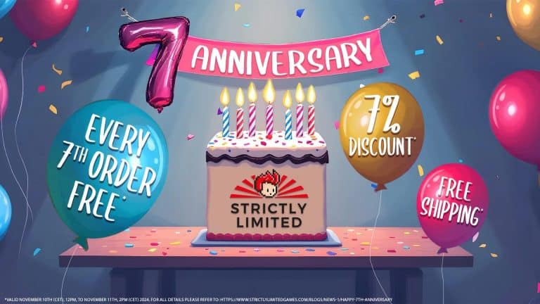 Strictly Limited Games Celebrates 7th Anniversary with Various Deals, and Making Every 7th Order Free 435