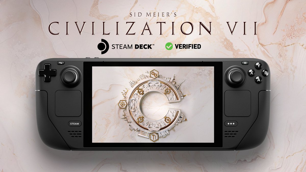 Civilization verified for Steam Deck