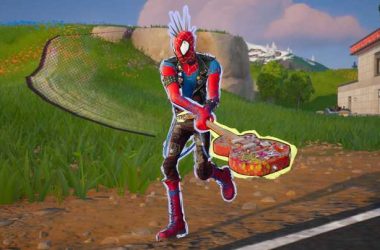 Fortnite Spider punk with guitar