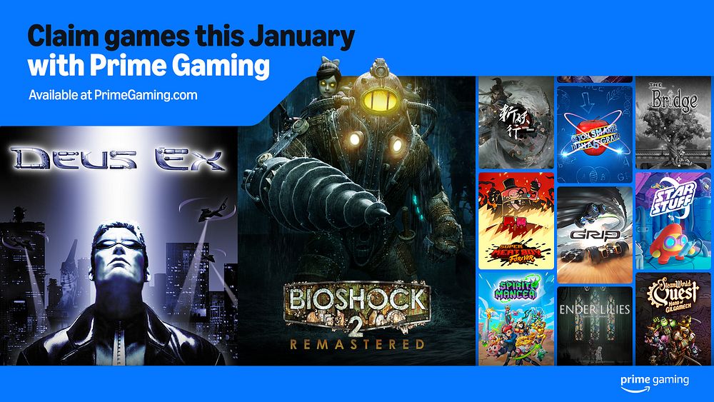 Free games for January 2025...